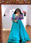 PC 512 Chinon With Embroidery Thread Work Gown Wholesale Clothing Suppliers In India